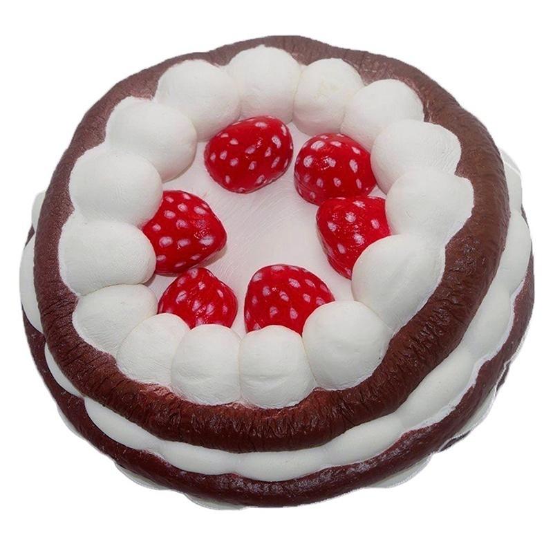 Stress Reliever Toy , Kemilove Slow Rising  Slice Cake Cream Scented Slow Rising Hand Wrist Toy