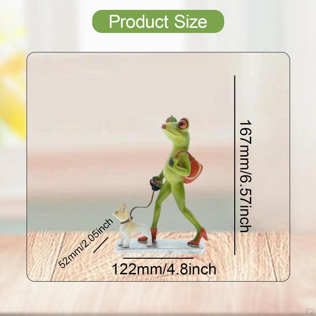 Froschstatue für Garten, Ornament Lustige Dekoration Sammlerstück Handwerk Skulptur Figur