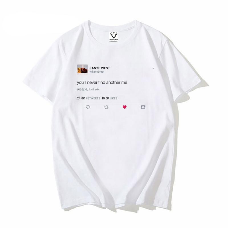 Kanye Klasické prohlášení Streetwear Rapper Vtipné hip hopové tričko Jsem svůj nejlepší přítel tričko pro muže