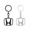 Metal Car Keychain Emblem Pendant Key Chain Keyring For Honda Civic Fit Jazz Accord Pilot CRV Odyssey Passport City Accessories DE6
