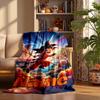 Coperte personalizzate in flanella di Dragon Ball Morbide Calde Accoglienti Plaid per Decorazione della Casa Regali di Festa