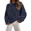 Women's 2026 Long Sleeve Solid Color Round Neck Loose Sweater