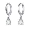 Fashion Stainless Steel Crystal Zircon Drop Earrings For Women Punk Wedding Jewelry Girl Friendship Gifts