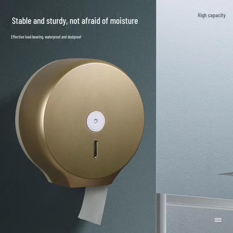 Waterproof Large Roll Toilet Paper Holder for Hotel or Guesthouse Bathrooms