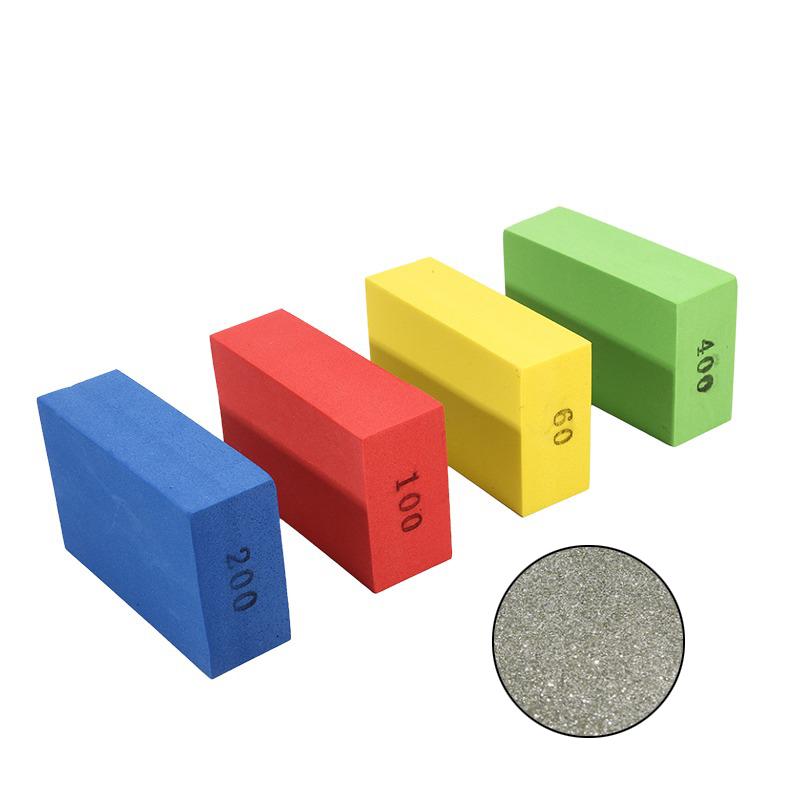 1/4Pcs Diamond Hand Polishing Pads Abrasive Block For Stone Marble Ceramic Tile Glass Grinding Sanding Disc