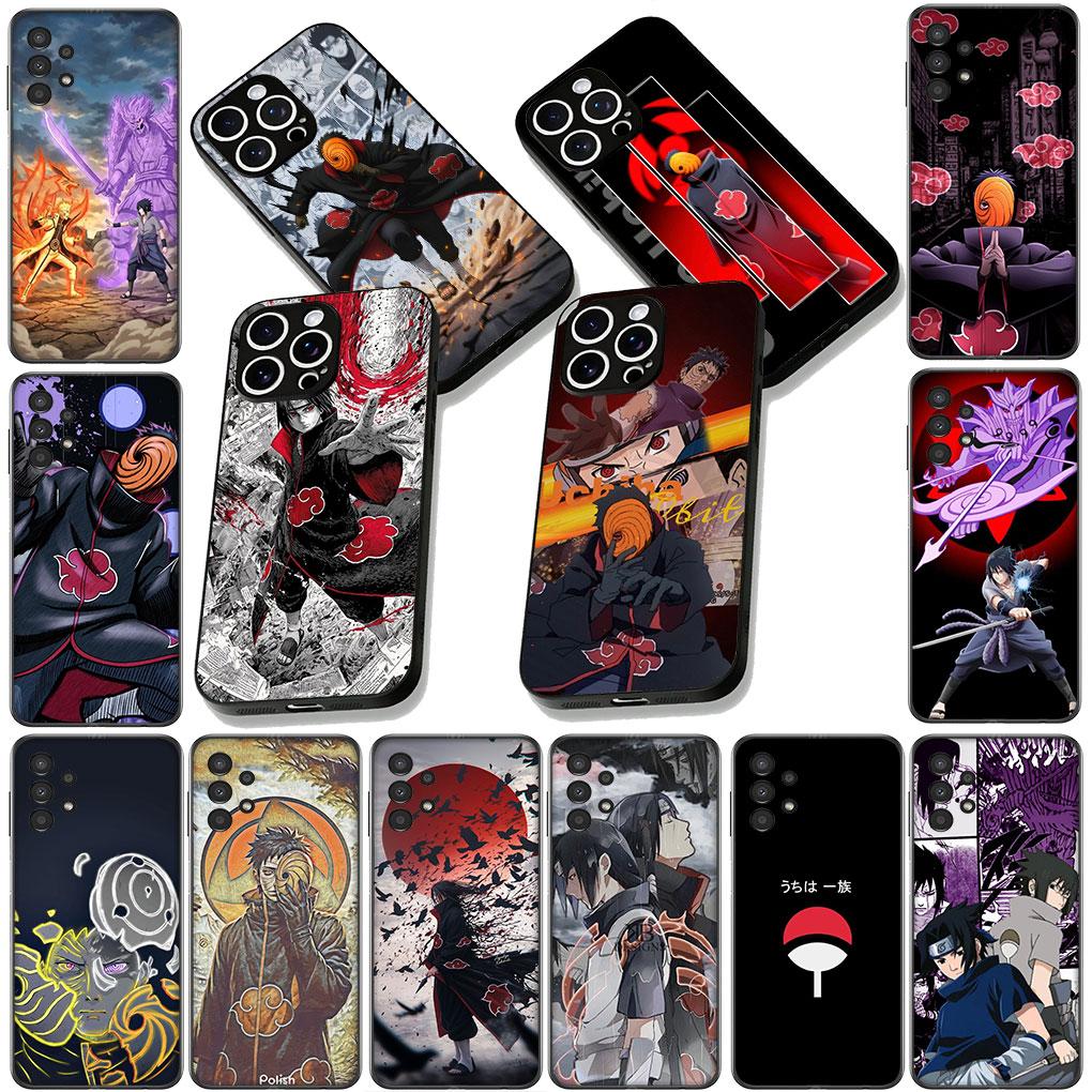 Cover for Apple iPhone 13 12 Mini XS 11 Pro Max 7 8 Plus XR SE 2022 2020 SE3 Phone Case Tobi Itachi Narutos Sasuke Uchiha Obito