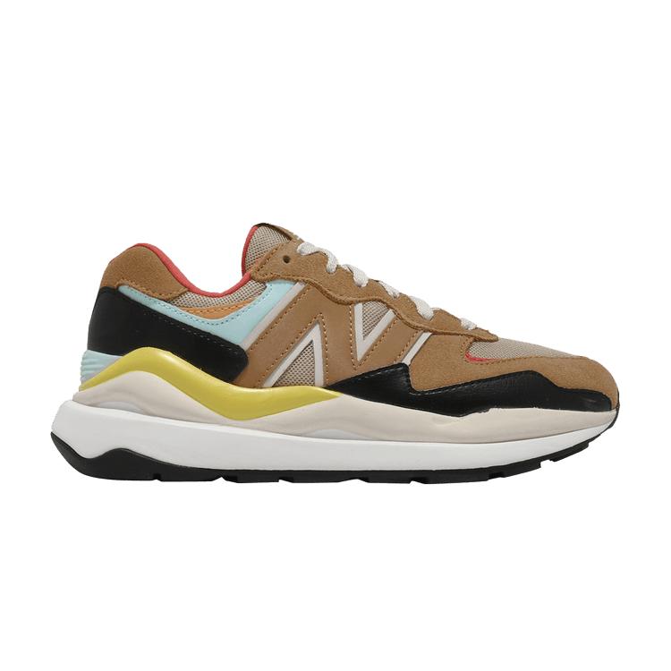 

Женские кроссовки New Balance 57/40 Faded Workwear коричнево-бело-мятные W5740GB