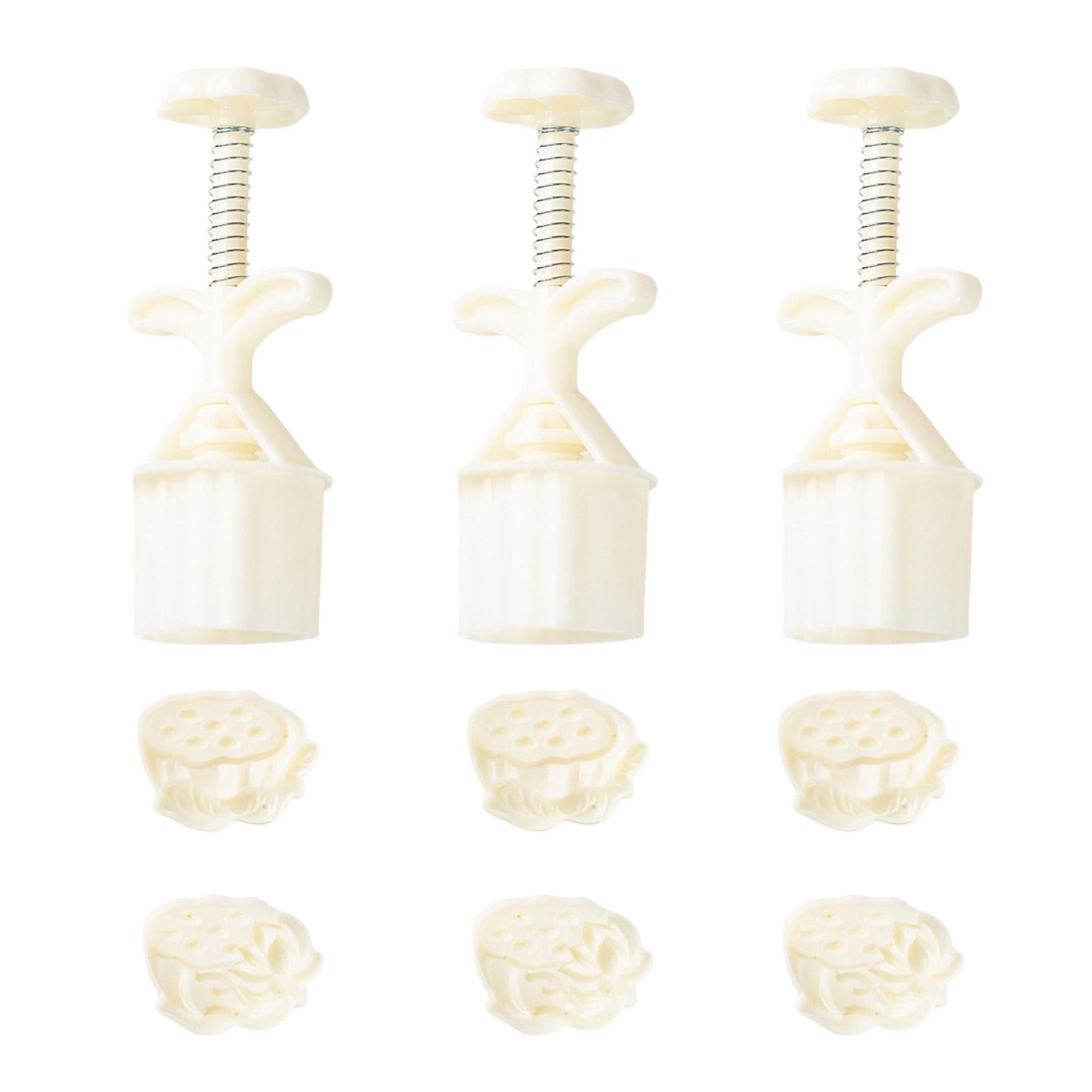 

Печенье штампы цветочный узор лунный торт формы ручной пресс лунный торт производитель выпечки инструмент для праздника середины осени A3