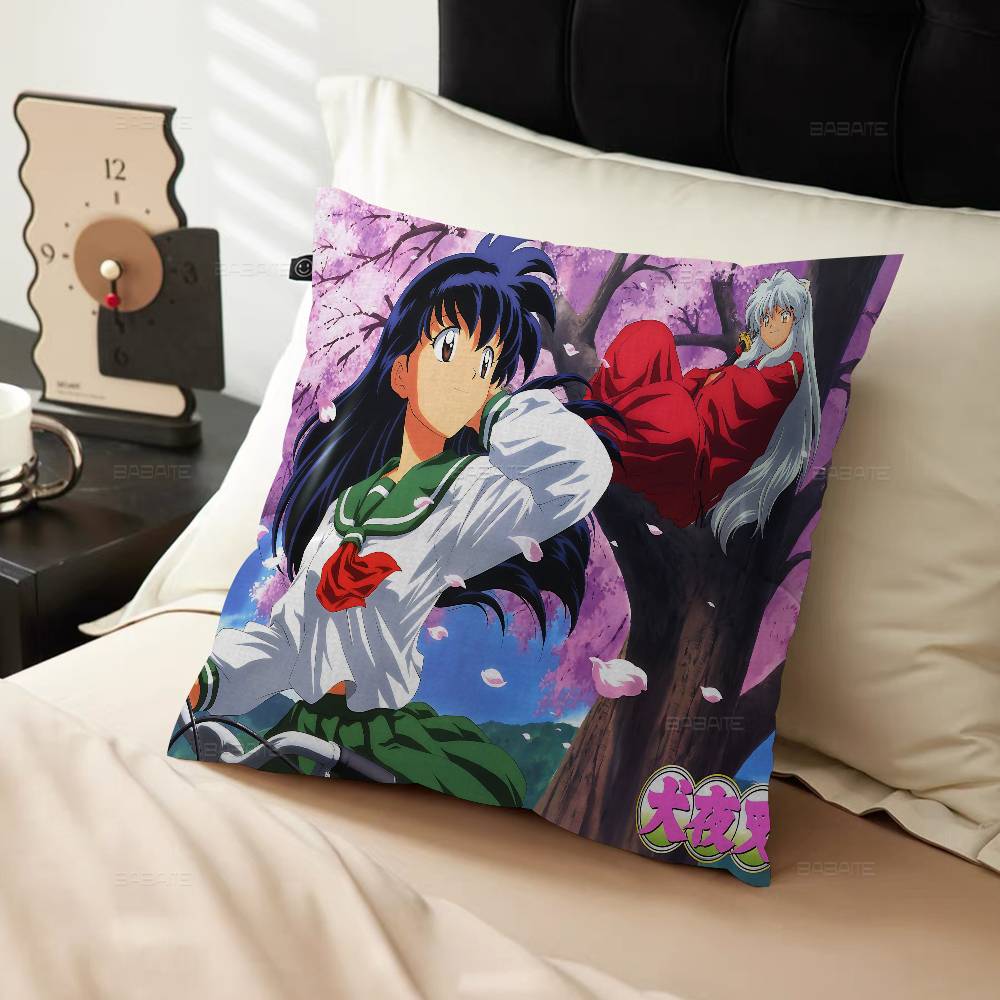 Inuyasha Anime Personalized Pillow Dust Cover Bedroom Kids Party Decoration Pillowcase Birthday Children Gift