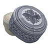 Traditional Muslim Hat Round Embroidery Jewish Hat Cultural Accessory Worshipping Hat  Leisure Wear