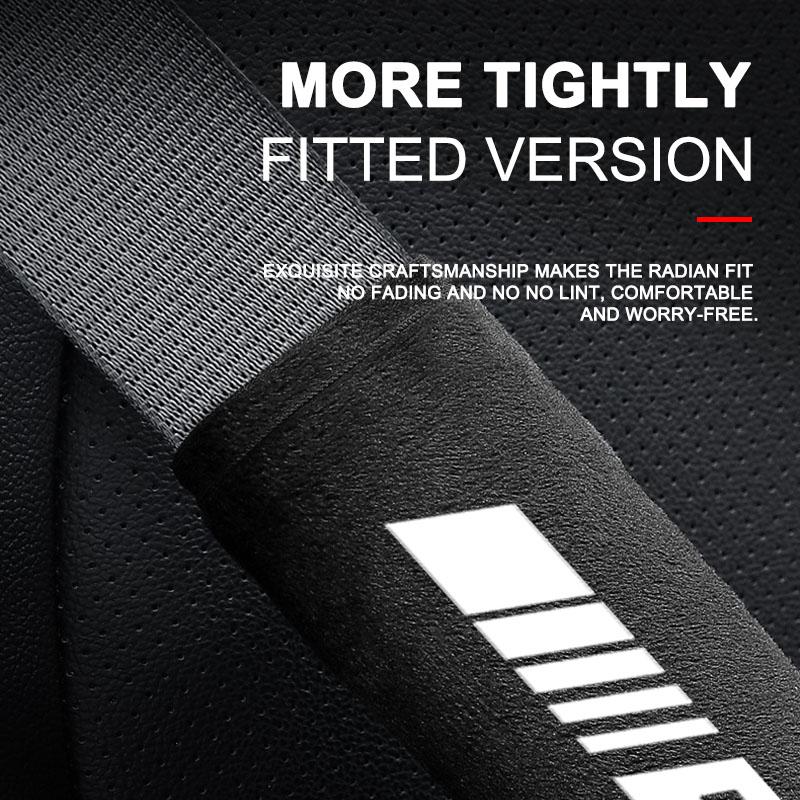 2Pcs Car Seat Shoulder Belt Cover Protector Pad Auto Accessories For Mercedes Benz AMG GLE GLS GLC CLA GLB ML C500 C200 C300 W204 W206 W205 W212 W203