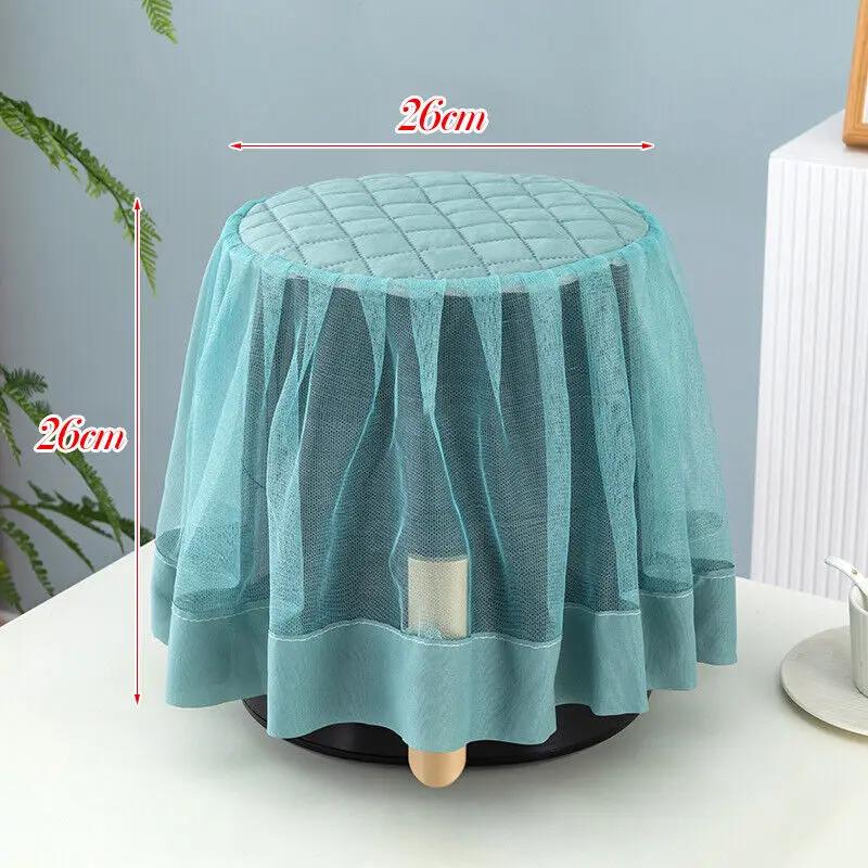 Air Fryer Dust Cover Cute Mushroom Print Electric Rice Pot Dust Cover Lace Fabric Cover Laundry Kitchen Appliances Dust Cover