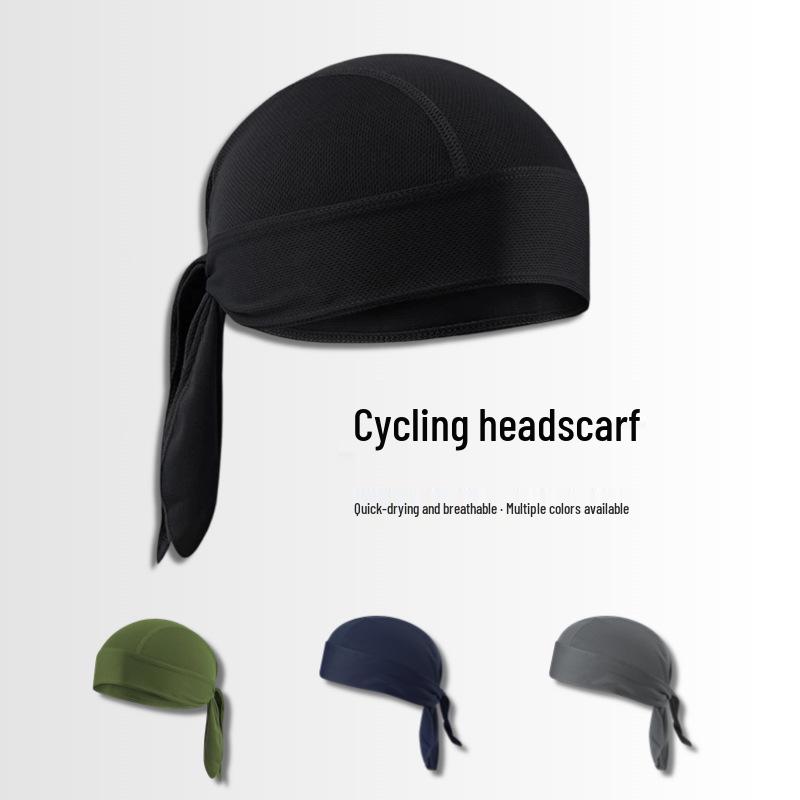 Sun Protection Outdoor Headband: Sweat-Wicking, Quick-Dry, Breathable Ice Silk Cap for Cycling and Sports