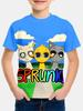 Sprunkis Clothes Summer T-shirt Hot Game Print Short Sleeve Cute Oren Pinki Sky Base Top Funny Birthday Gifts
