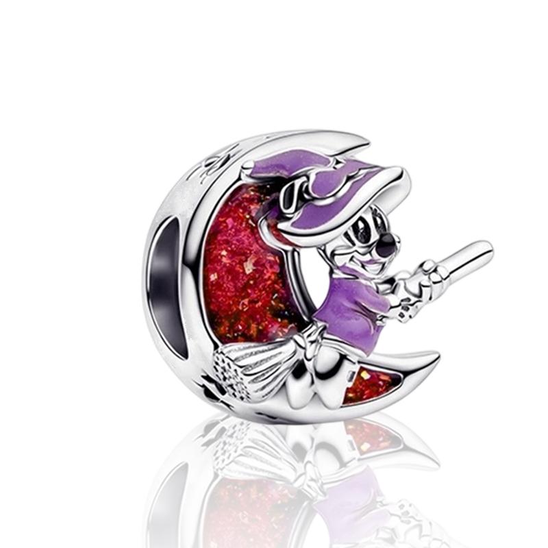 Daisy Duck&Donald Duck Charm Bead Component Bead Components Dangle Authentic Original Compatible With Snake Copper Metal Bracelet High Quality Fine