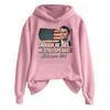 Ladies Fashion Casual Long Sleeve Printed Round Neck Hoodie Pullover Top