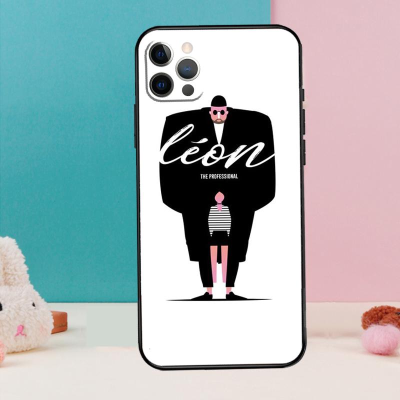 Leon The Professional Phone Case For iPhone 17 Air 16 15 14 13 11 12 Pro Max 12 13 mini 15 16 Plus 16e Cover Coque