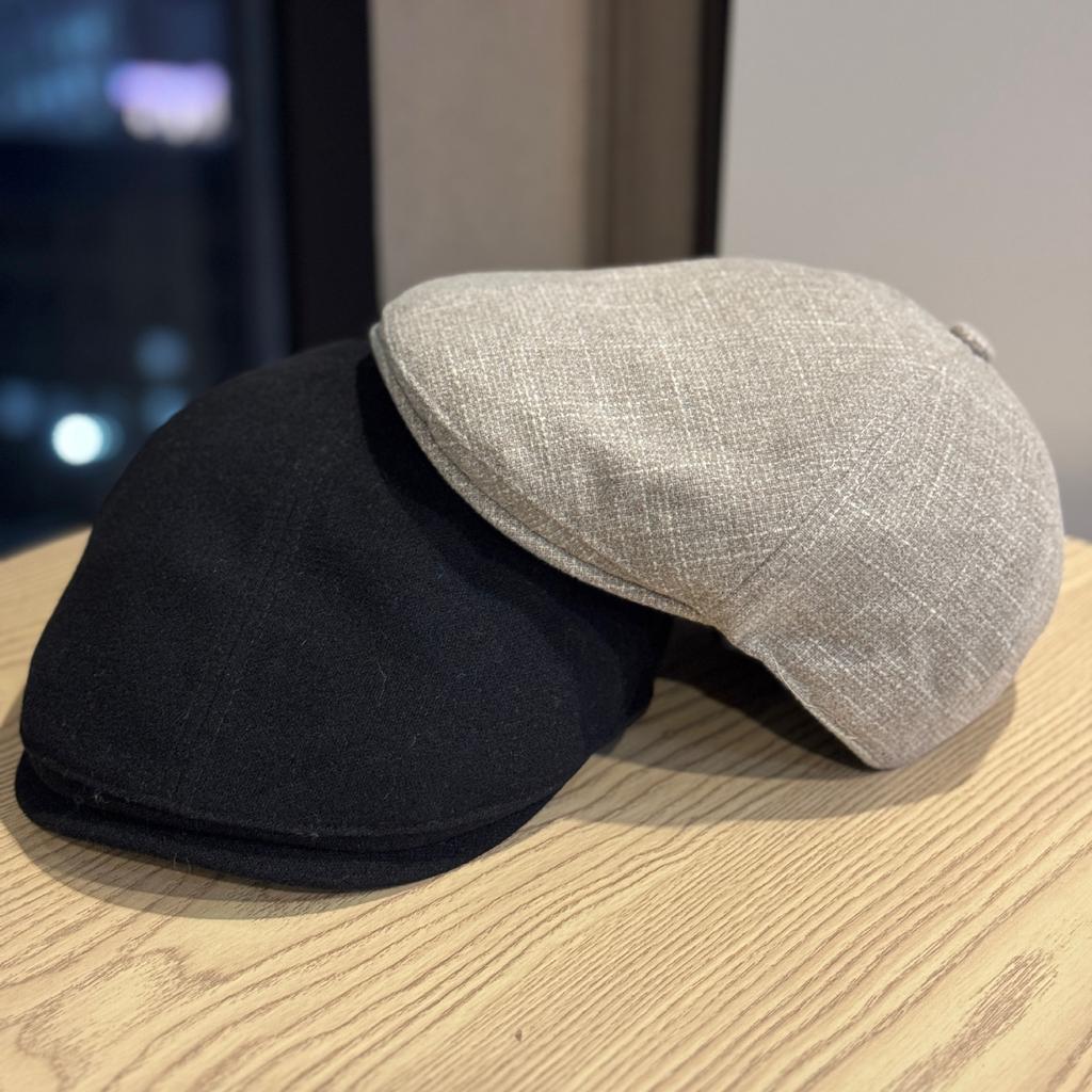 Retro Progressive Hat for Women in Spring and Autumn Versatile Face-showing Small Cap Fashionable and Casual Painter's Hat