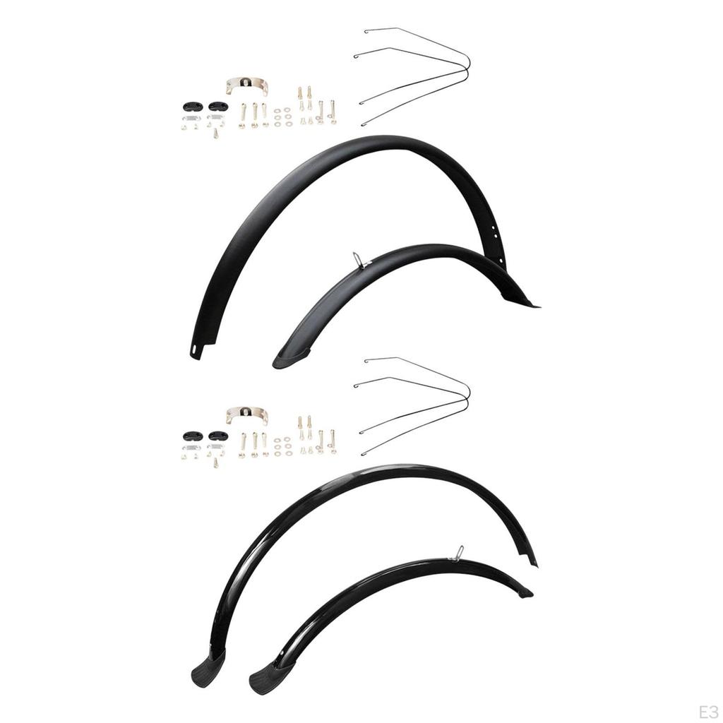 Mudguard Set Bike Fenders Cycling Accessories Lightweight Protector Practical Easy to Install Front