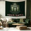 Arazzo Stampato Stoke City con Nome Personalizzato – Da Appendere alla Parete per Camere da Letto, Dormitori e Decorazioni per la Casa