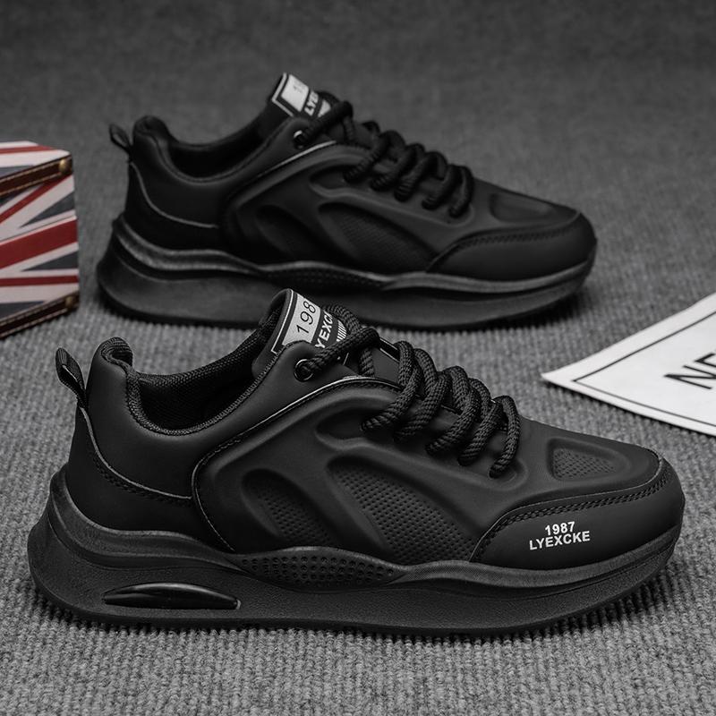 New Fashion Men 's Four Seasons Comfortable Thick Sole Shoes Students BoysTrending Soft Sole Breathable Casual Running Sneakers