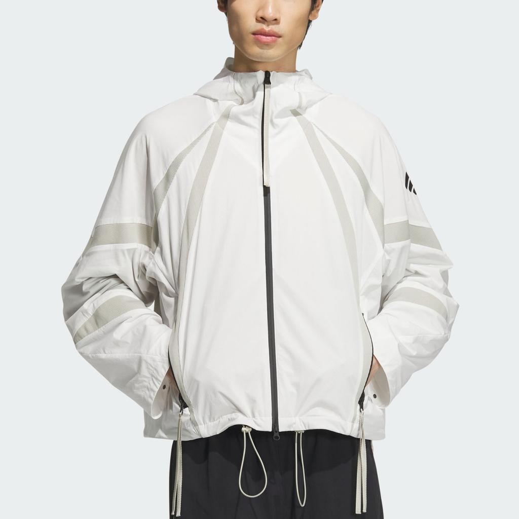 Adidas Future Style Prejacket Woven Sports Casual Hooded Jacket Men Jackets Bright-White JN3428
