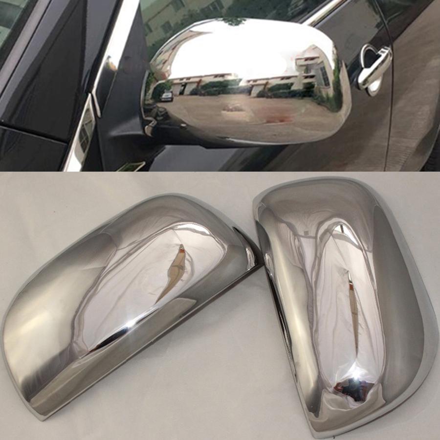 Chrome Side Mirror Cover + Door Handle Cover Trim Fit For Toyota RAV4 2006-2012