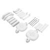 Baby Gate Handrail Mount Base High Strength Plastic Strong Load Bring Baby Gate Banister Adapter for Home