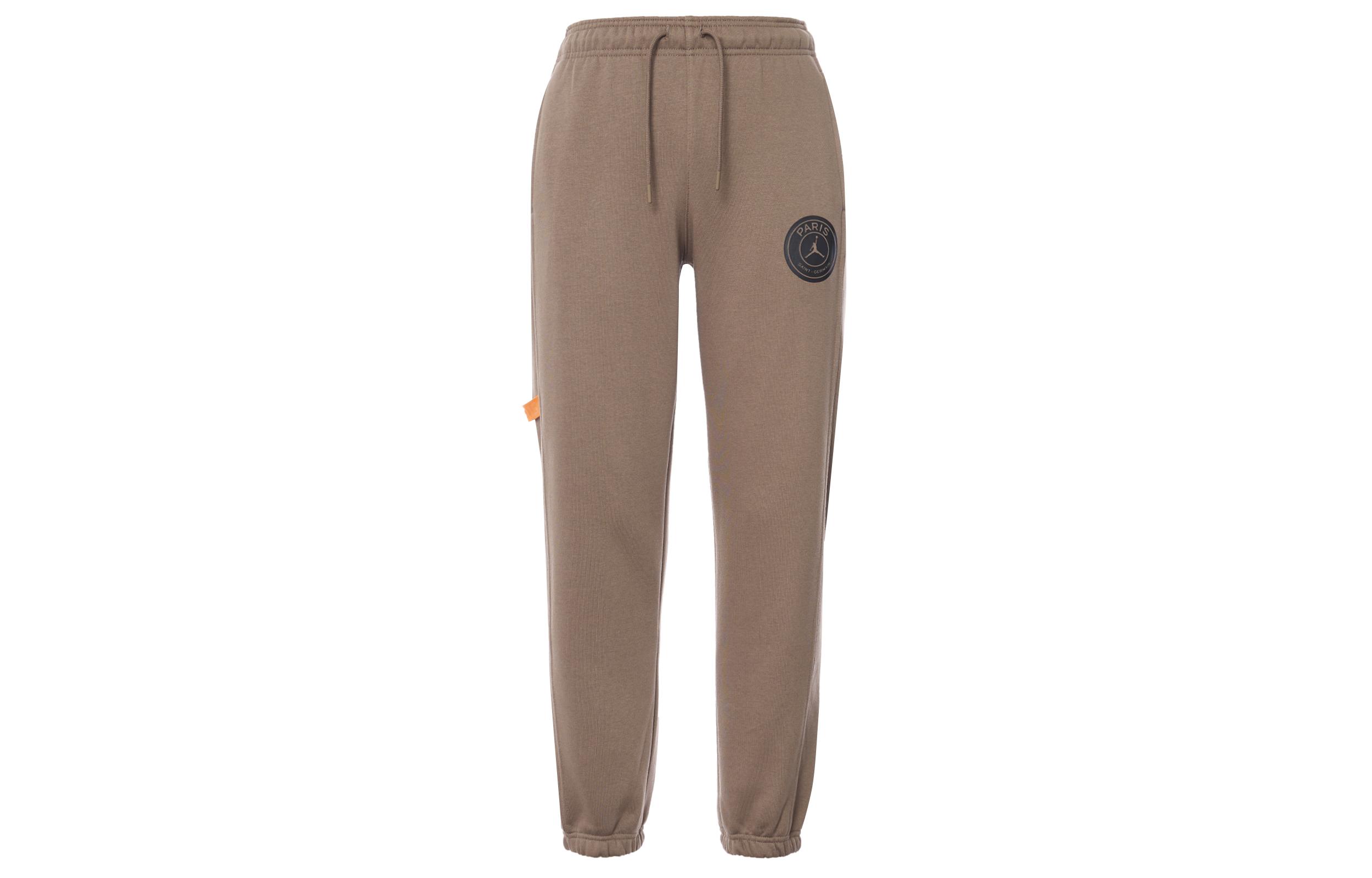 Jordan Paris Saint Germain Paris Saint Germain, Solid Color Lace Up Casual Fleece Lined Elastic Cuff Knitted Sweatpants FD6998-274 L