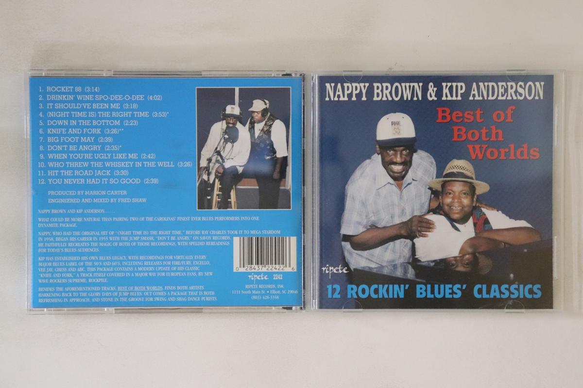

CD NAPPY BROWN KIP ANDERSON Best Of Both Worlds 2242 RIPETE US Blues Used