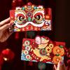 Cartoon Chinese  Year Folding Red Envelopes Horse Year Lucky Money Pockets Chinese Traditional Lucky Red Bags Kids Gifts