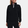 Under Armour Logo Half-Zip Fleece Training Jacket Women Outerwear Black 1365776-001