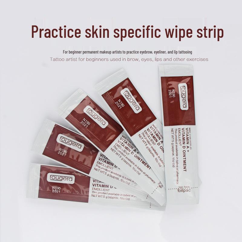 Embroidery Tattoo Care Kit: Wipes, Coffee Repair Strips & Vaseline Cream