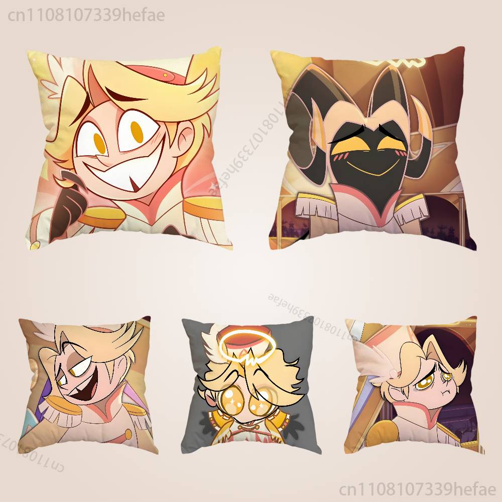 HHazbin Hotel Abel Pillow Cases for Bedroom Living Room Sofa Home Decor Polyester Cushion Cover with Zipper