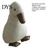 Decorative Door Wedge Fabric Duck Stopper, Non-slip Weighted Interior Holder Stop, Anti-collision Home Office Floor Stopper Bathroom Stop