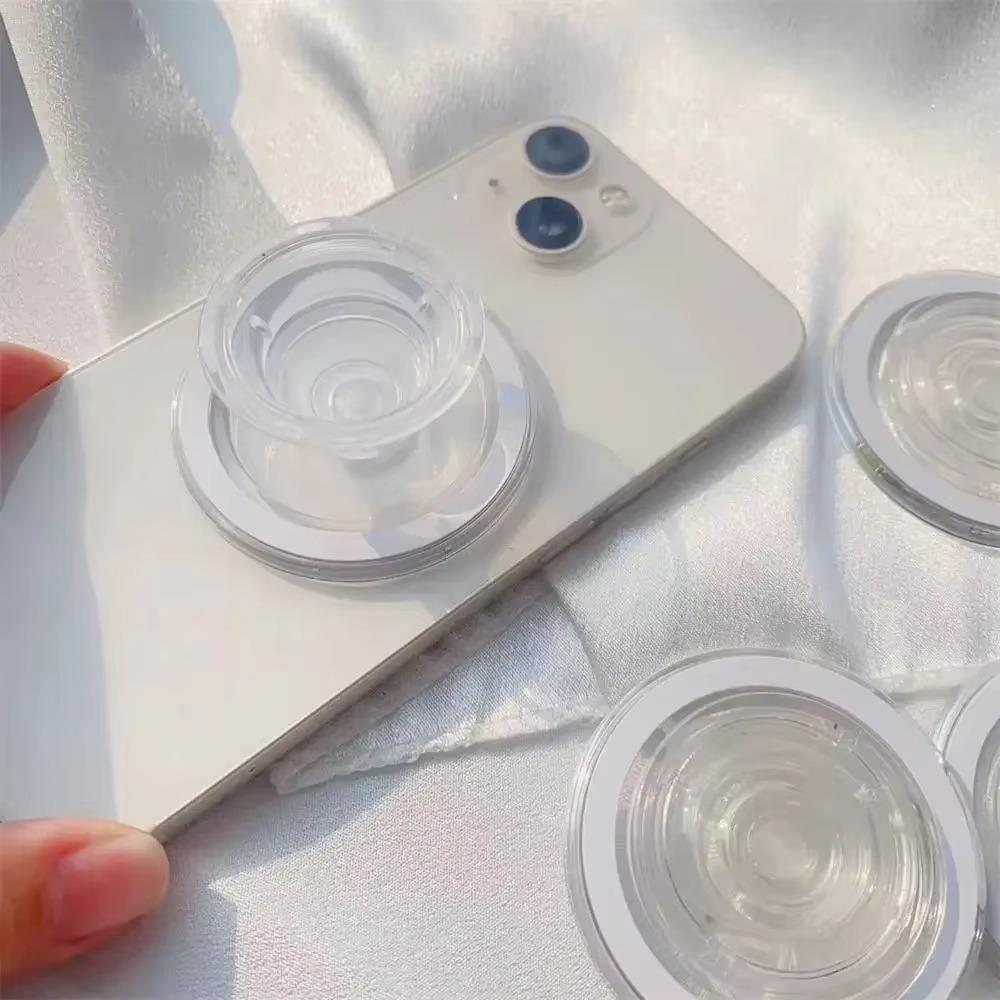 Magnetic Safe Ring Finger Expanding Stand Folding Mobile Phone Grip Holder Socket Pocket Support for iPhone Mac Samsung Xiaomi