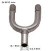 Stainless Barb Wye 1/4"  3/8" Hose Barb Fitting Homebrew Beer Hardware