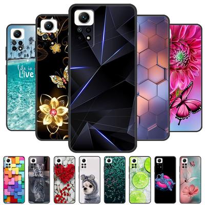 Kryt Pro Redmi Note 12 Pro 4G Pouzdro Silikonové Malované Měkké Ochranné Černé Coque Pro Xiaomi Redmi Note12 Pro 4G NFC Kreslené TPU