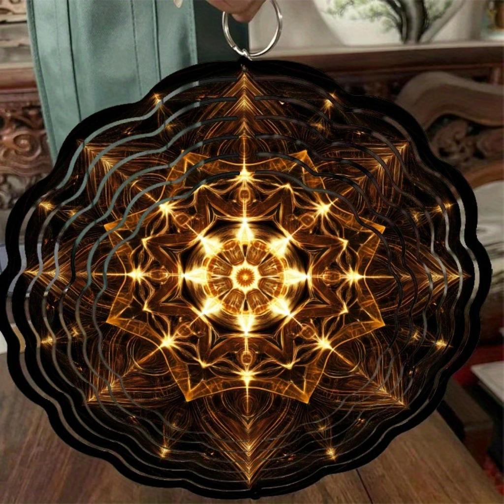 10palcový závěsný větrník 360stupňový háček dynamický design pro zahradní trávníkovou dekoraci jaro léto venkovní kreativní dárek pro přátele rodinu