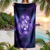 Austria Wien FC stampa Asciugamano da Spiaggia Quick Dry Microfibra Assorbente Portatile da Viaggio Asciugamano da Nuoto
