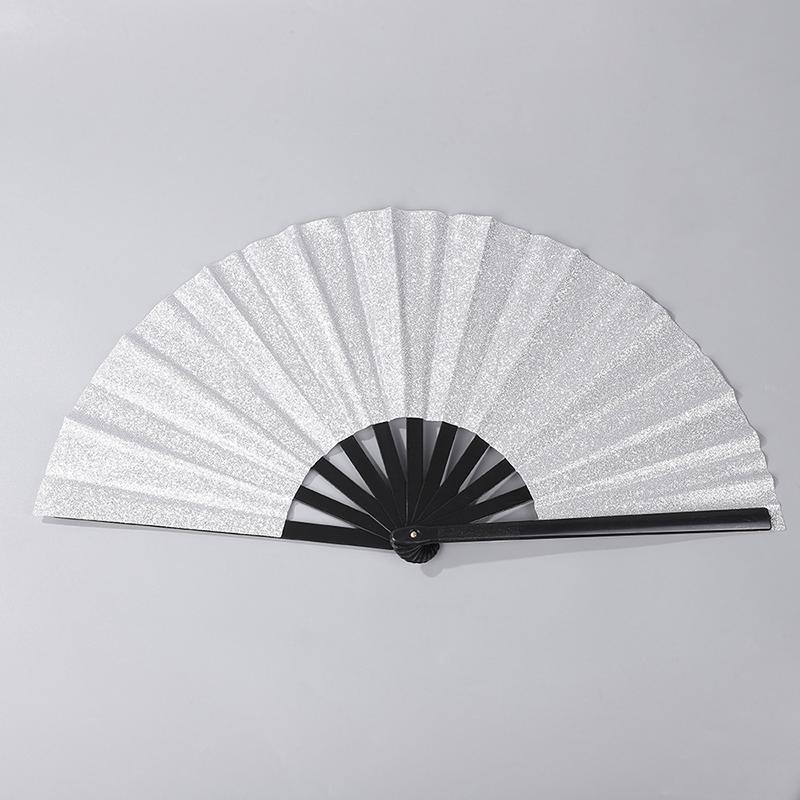 

Gradient Colorful Rainbow Handheld Fan Cooling Decorative Folding Dance Fan Pride Day Portable Chinese Kung Fu Fan Carnival A3