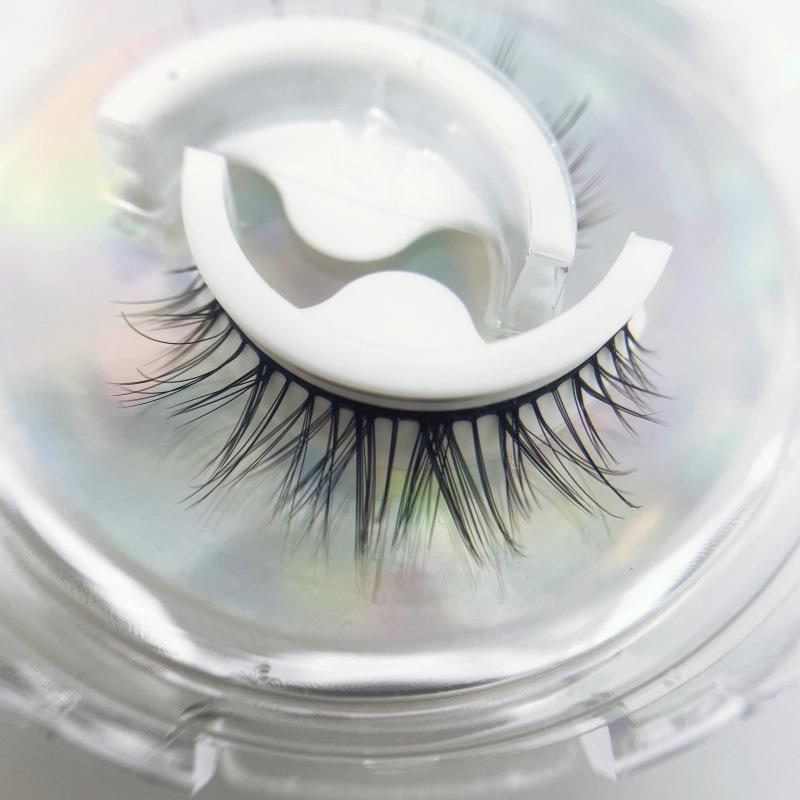 

Самоклеящиеся воздушные желейные клейкие накладные ресницы, длинные волокна, не требуется дополнительный клей