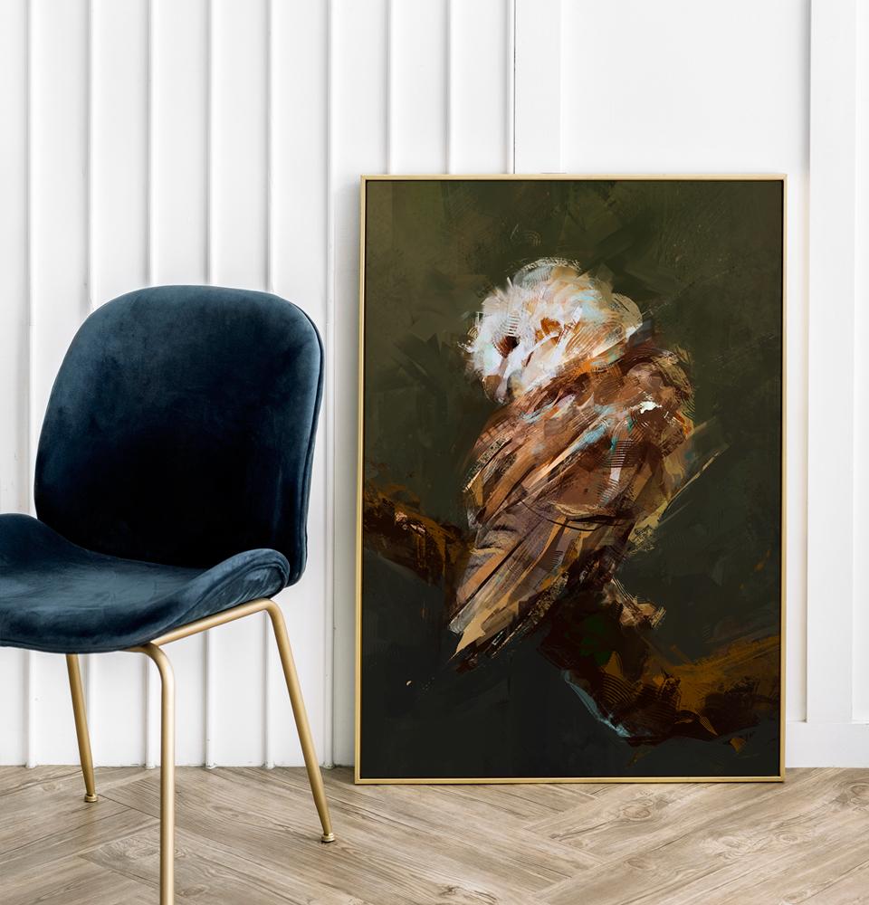 Poster Owl Abstract Picture