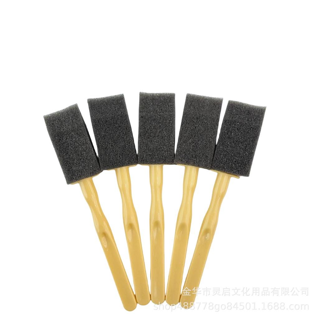 Multifunctional PP Plastic Handle Sponge Brush for Kids' Painting & Car Air Conditioner Dusting