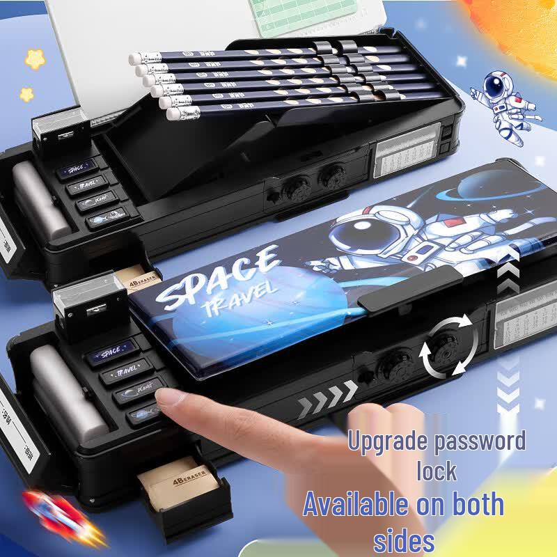Kabaxiong Multifunctional Password Lock Stationery Box