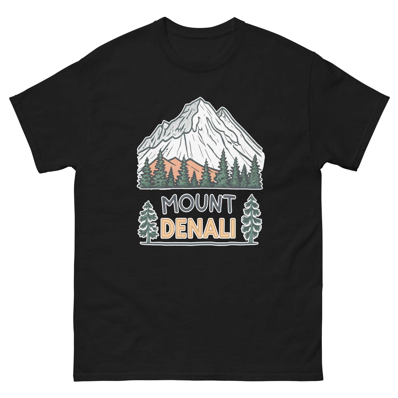 Mount Denali Attraction Landmark Travel T-Shirt 4XL