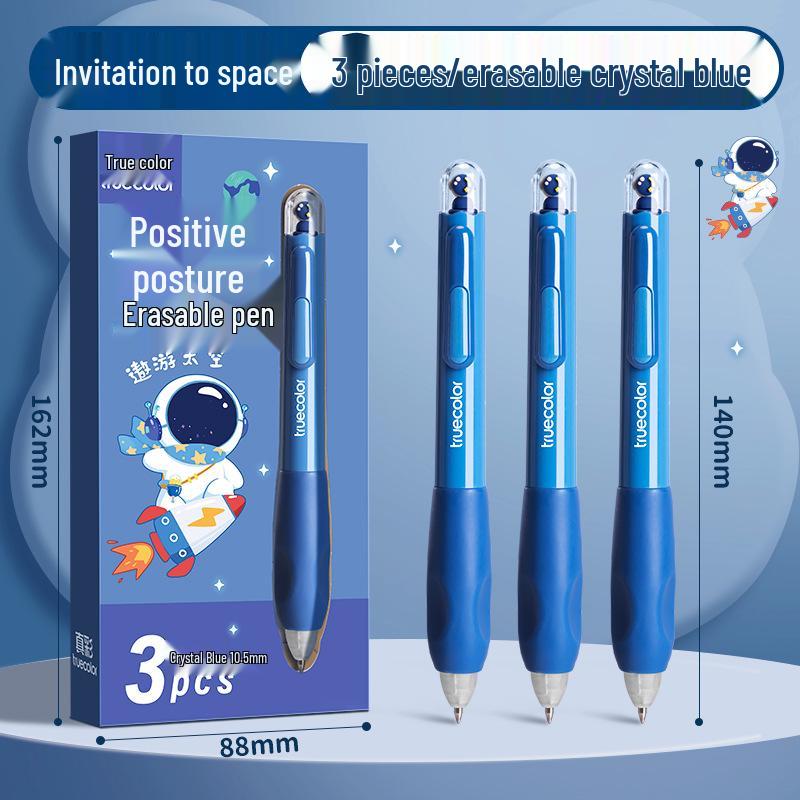 

TACOTACO Black Gel Click Pen — портативная ручка для подписи с жирным шрифтом для студентов 0.5mm erasable posture correction pen