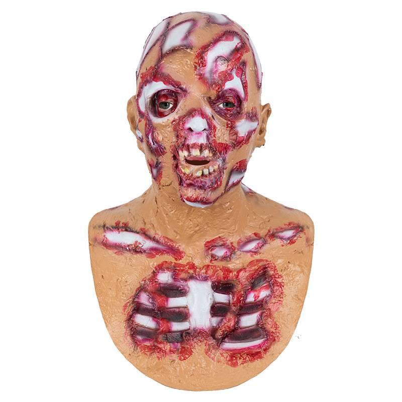 Scary Halloween Latex Mask Terrifying Zombie Costume Decoration