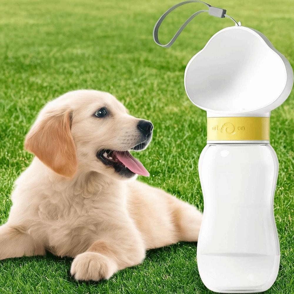 Plastic Dog Water Dispenser Cloud Shape Pet Snack Dispenser Pet Feeder  Walking The Dog