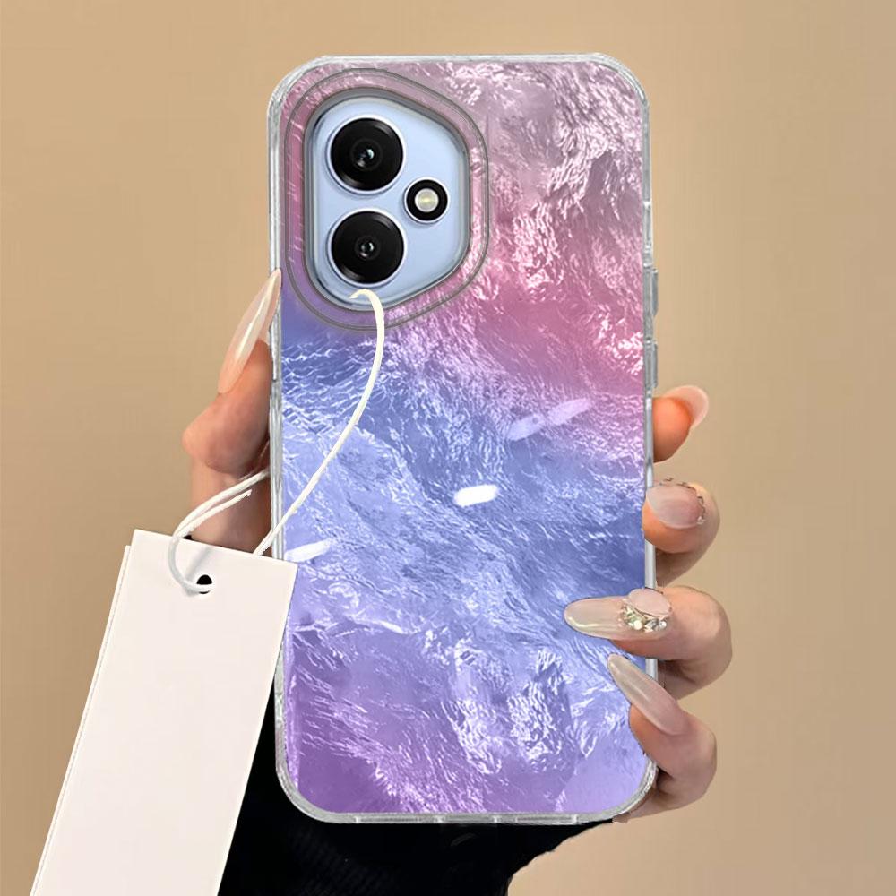 Phone Case Dopamine Pink Purple Blending for Honor X9c 400 Lite 200 Pro 90 X8b X7d X9a X9b X8c X8a X7c X7b Vortex texture Cover